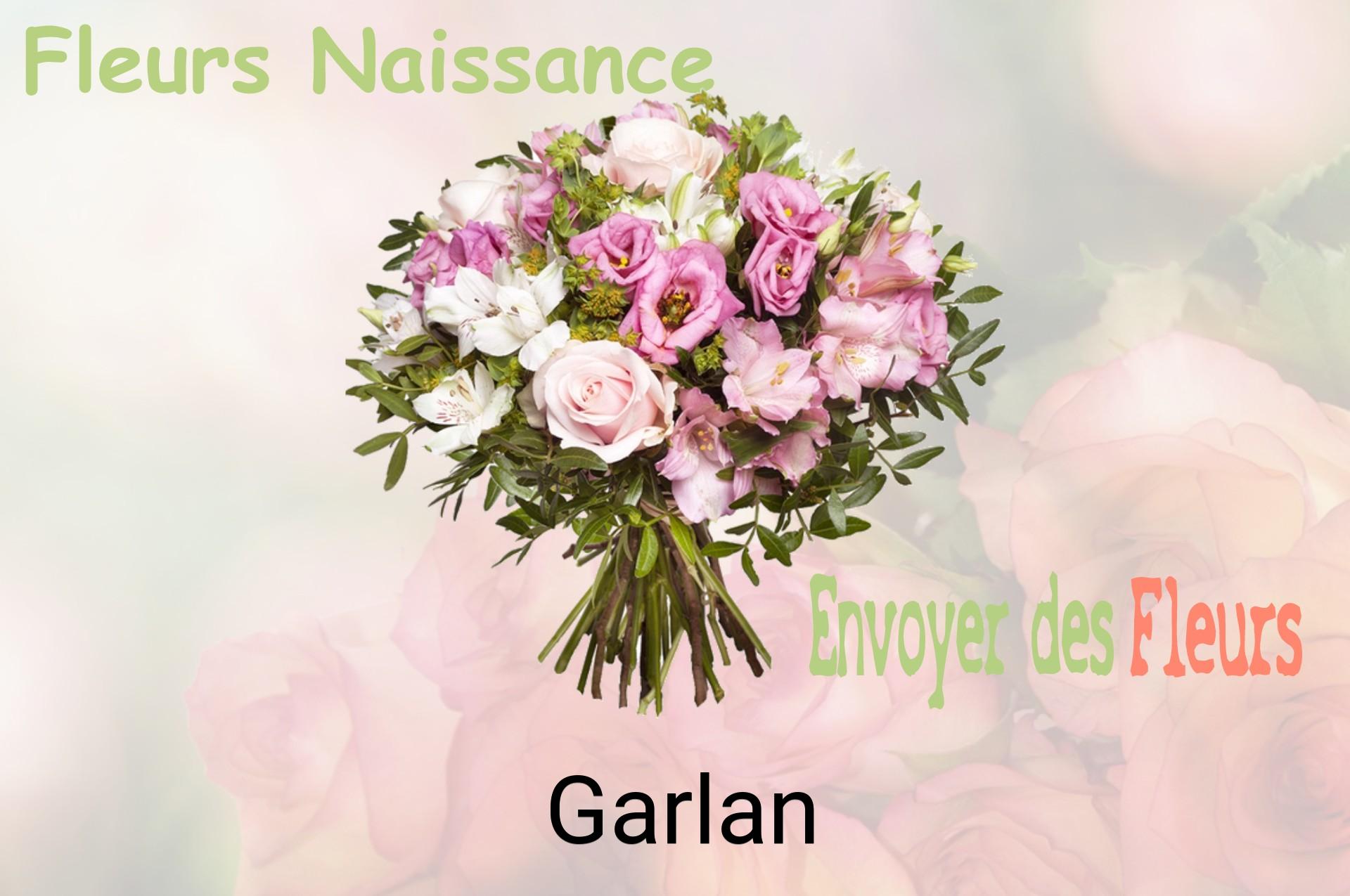 Bouquet de fleurs de naissance livré à Garlan